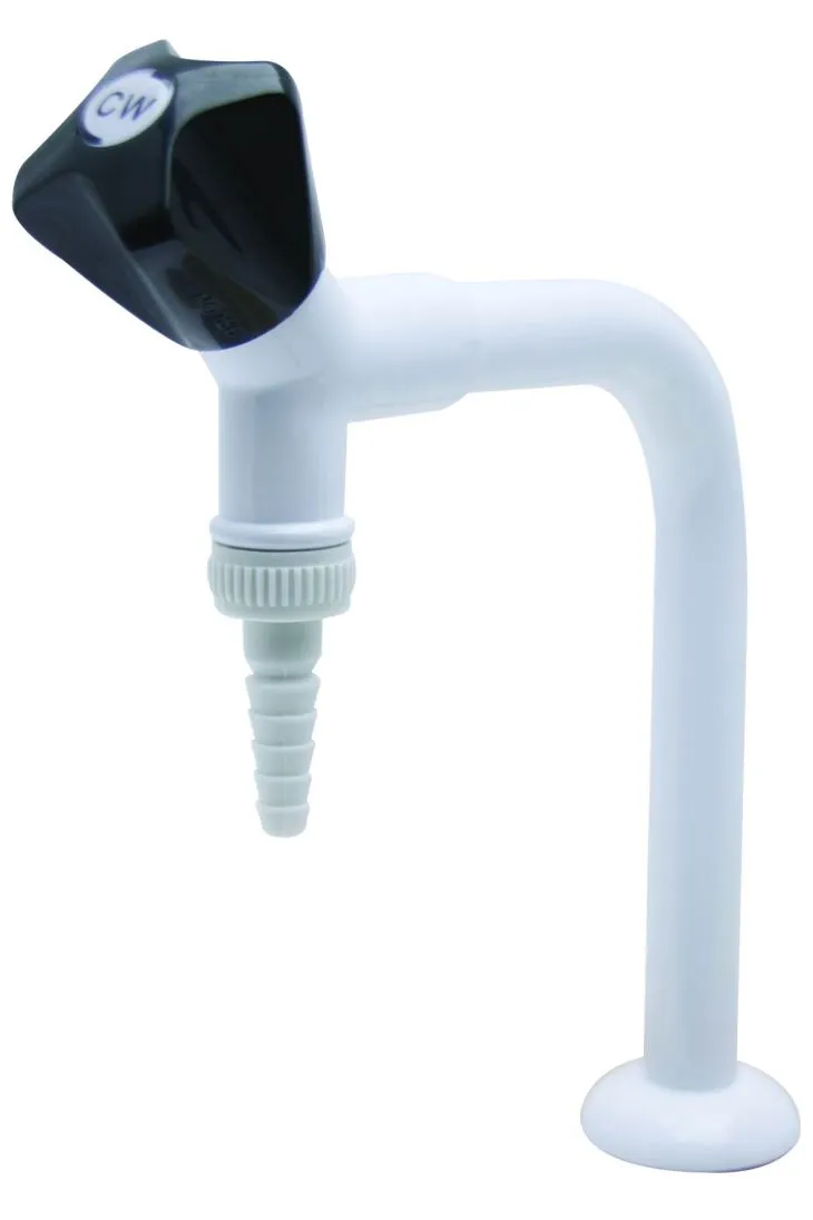 Binse aon bhinse barr gooseneck saotharlann faucet uisce